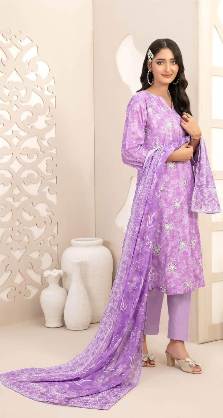 D - 4116 - Seerat booti embroidered collection