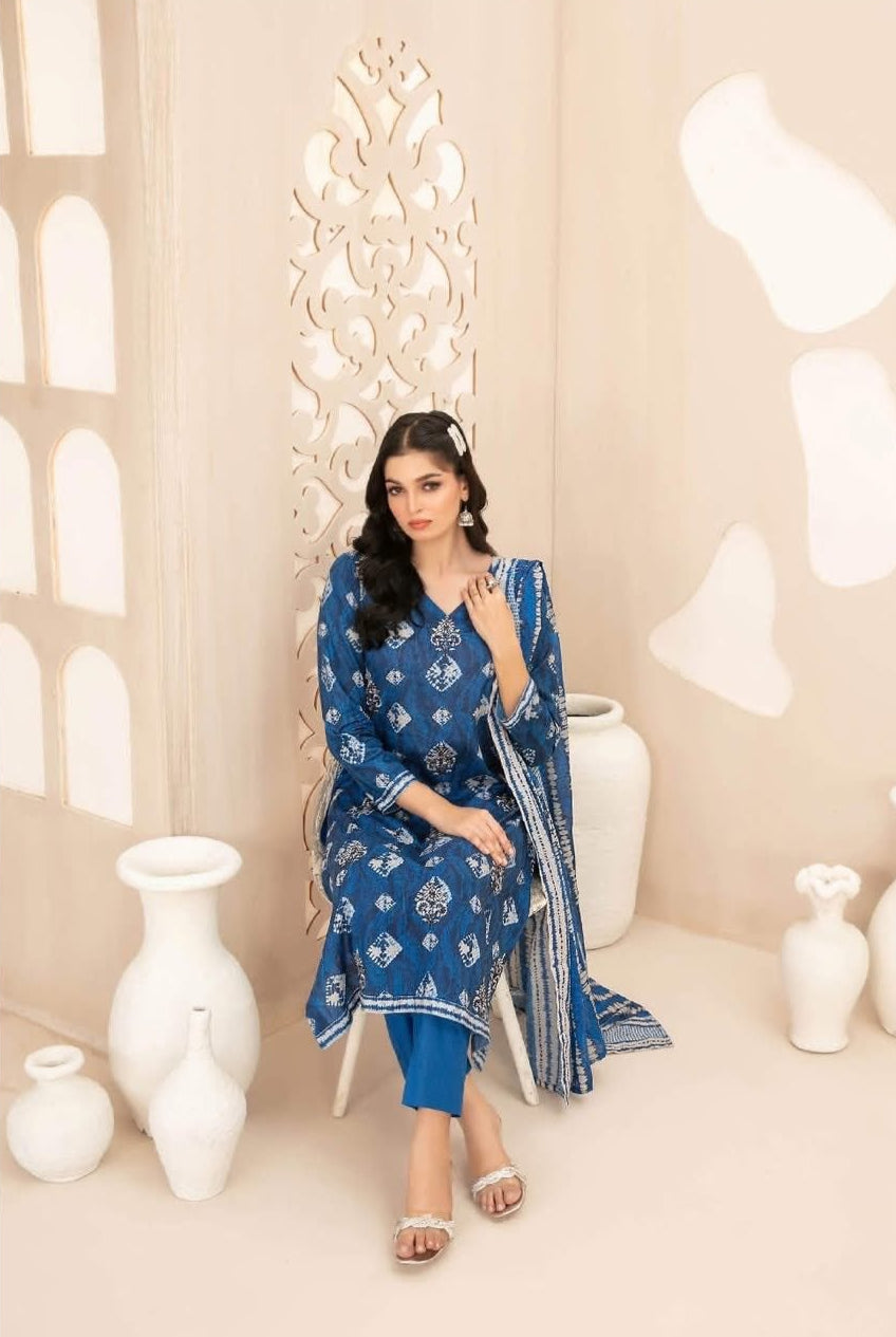 D - 4120 - Seerat booti embroidered collection