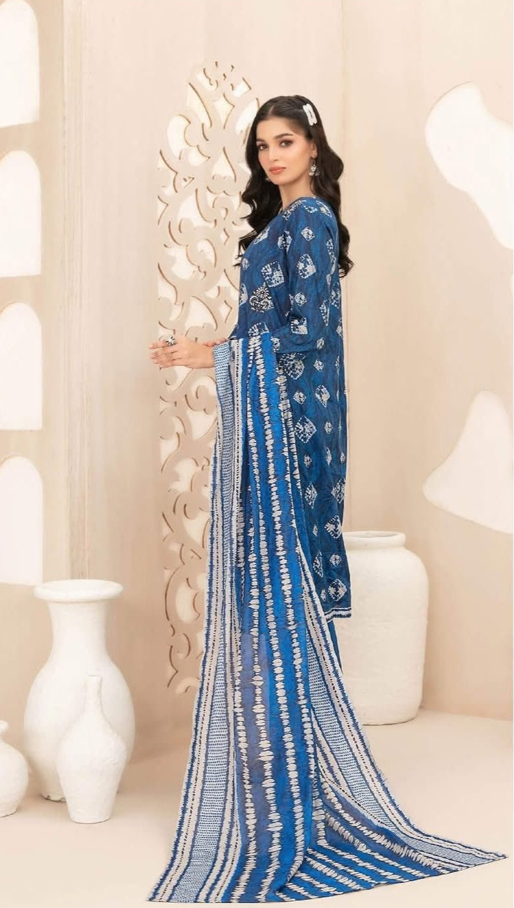 D - 4120 - Seerat booti embroidered collection