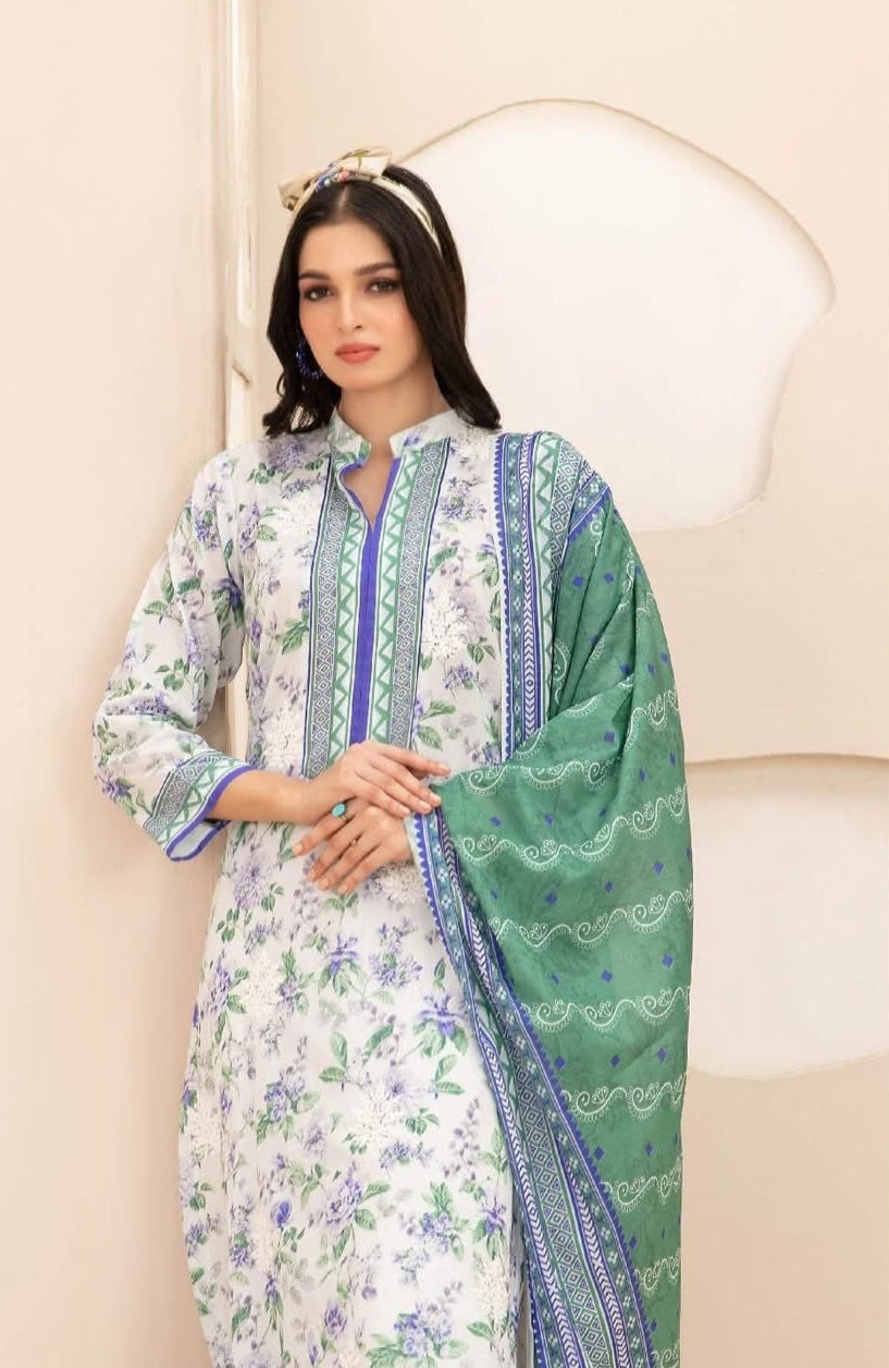 D - 4119 - Seerat booti embroidered collection