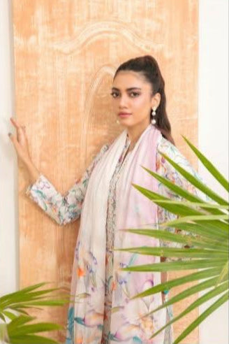 D - 4133 - Naseeha - Front embroidery suit for women