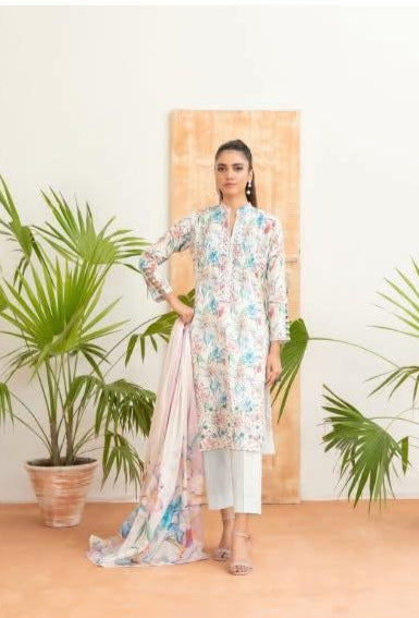 D - 4133 - Naseeha - Front embroidery suit for women