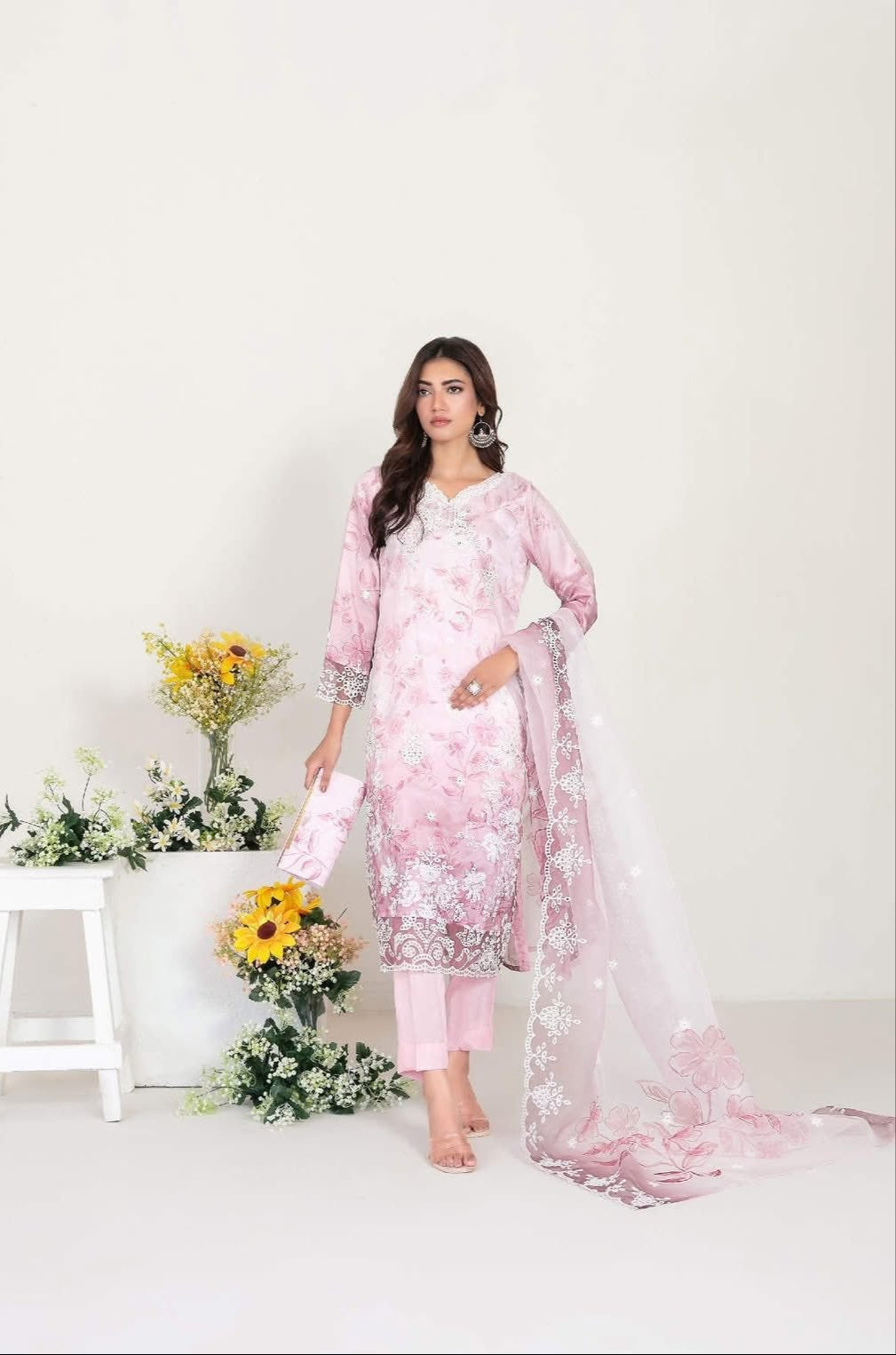 Larimar - tawakkal - Semi-Stitched Fancy Heavy Embroidered suit for women