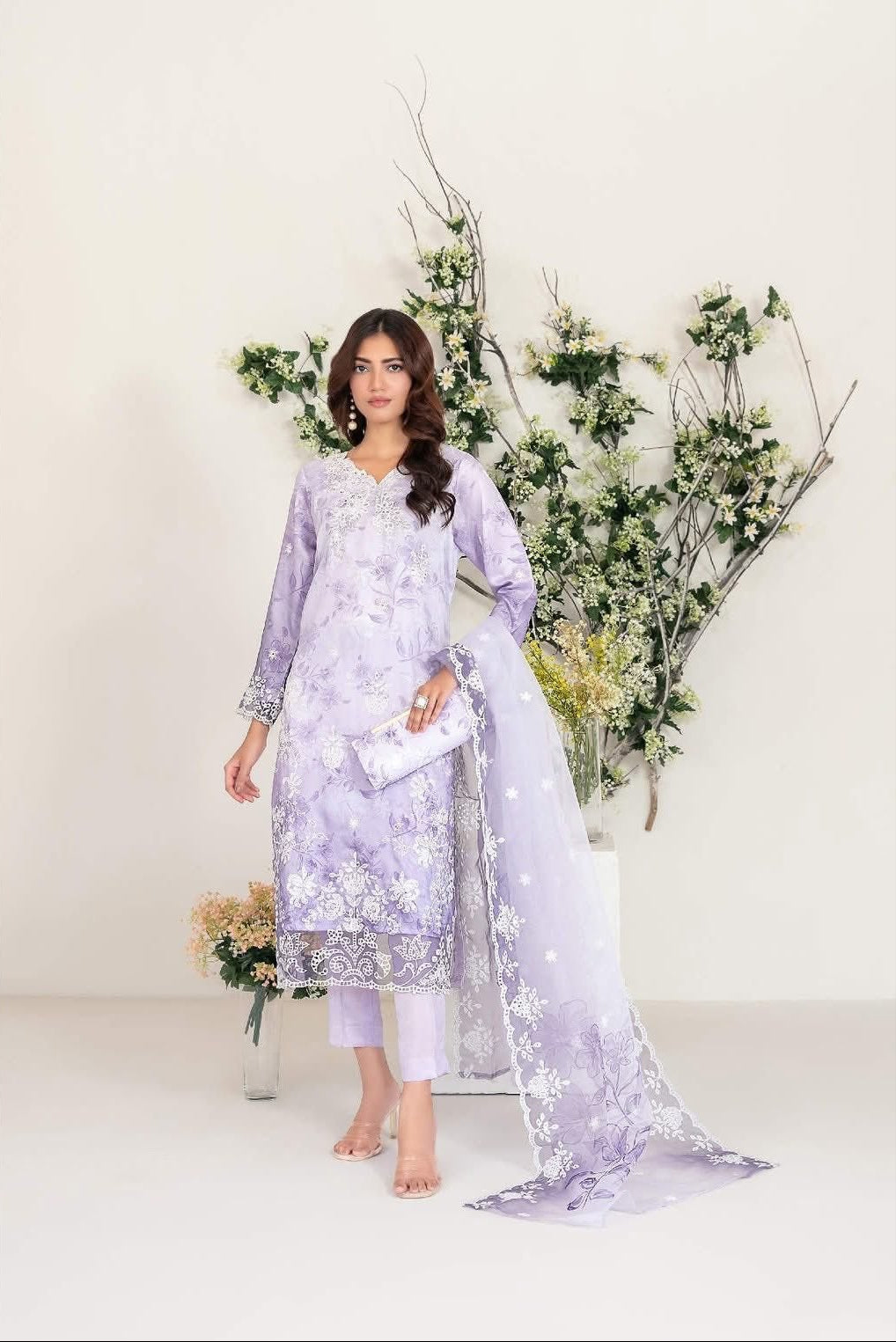 Tawakkal - Larimar -  Semi-Stitched Fancy Heavy Embroidered suits for women