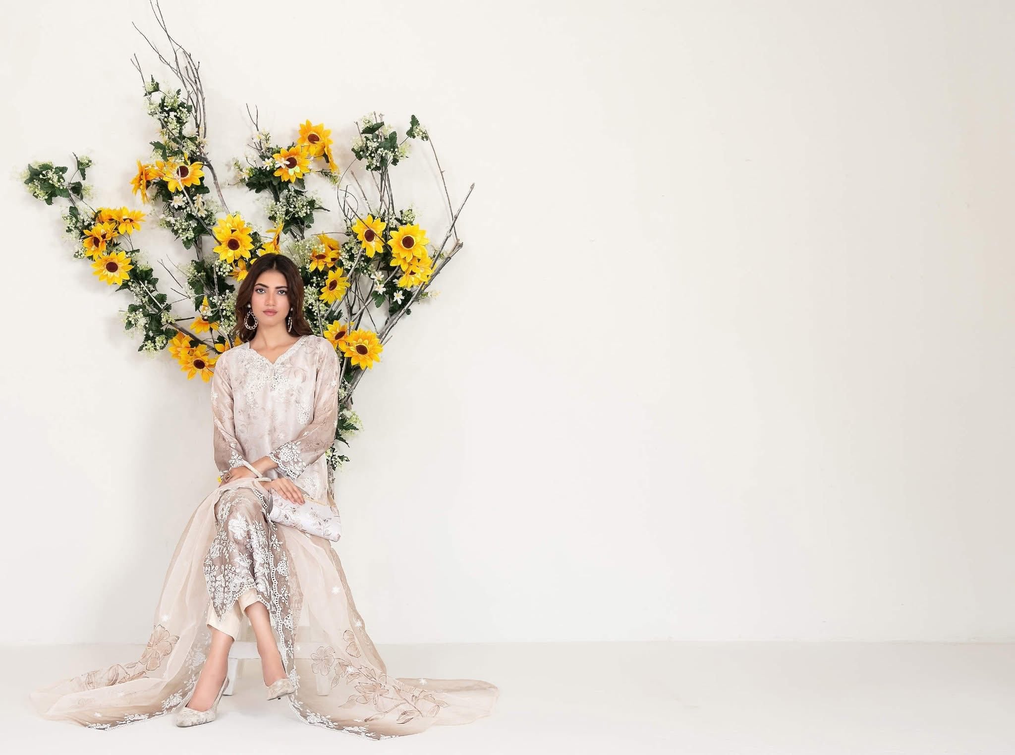 Larimar - tawakkal - Semi-Stitched Fancy Heavy Embroidered suits for women