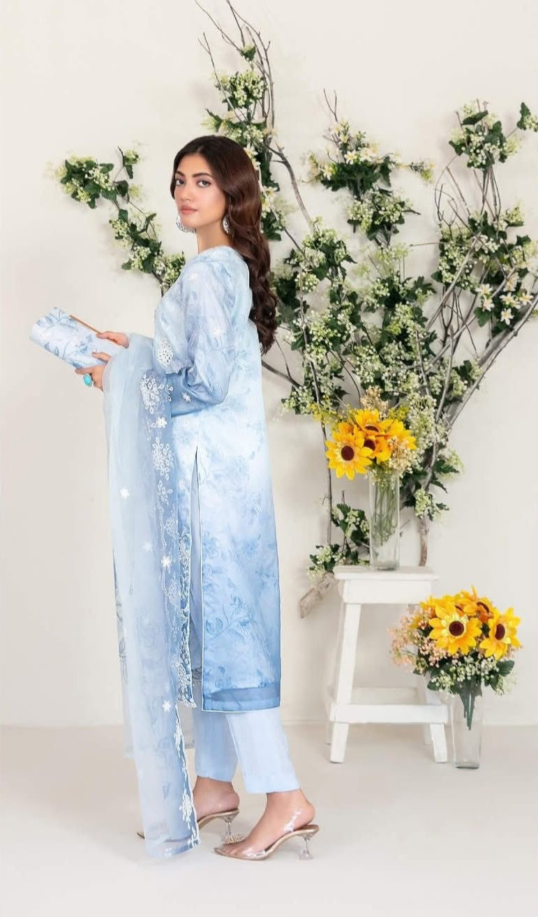 Larimar - tawakkal - Semi-Stitched Fancy Heavy Embroidered suit for women