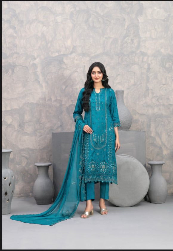 Nafyssah - Tawakkal -  Unstitched Embroidered Viscose Jacquard suit for women