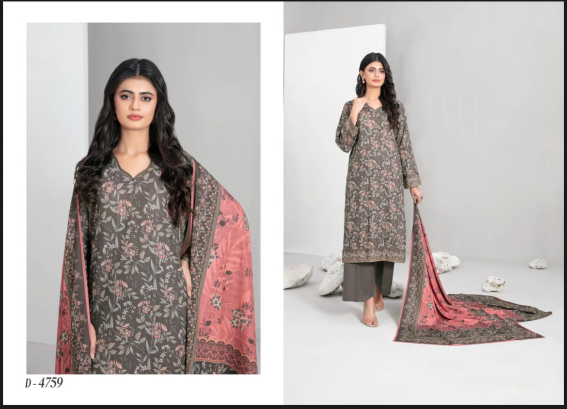 Nyha - Tawakkal -  Unstitched Digital Printed Staple suits for women
