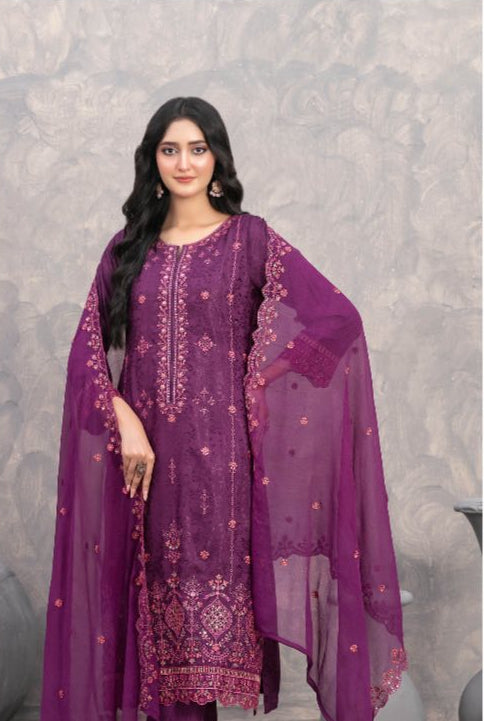 Nafyssah - Tawakkal -  Unstitched Embroidered Viscose Jacquard suit for women