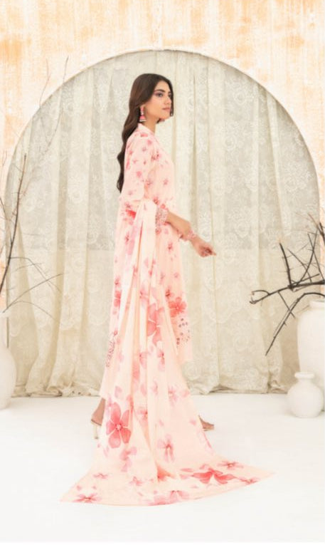 ALISHMA - Tawakkal - unstiched Daman embroidered digital suit for women