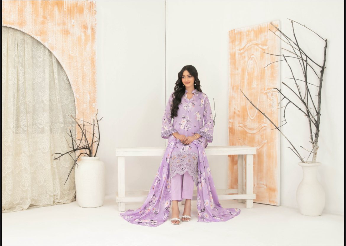 Alishma - Tawakkal - unstiched Daman embroidered digital suit for women