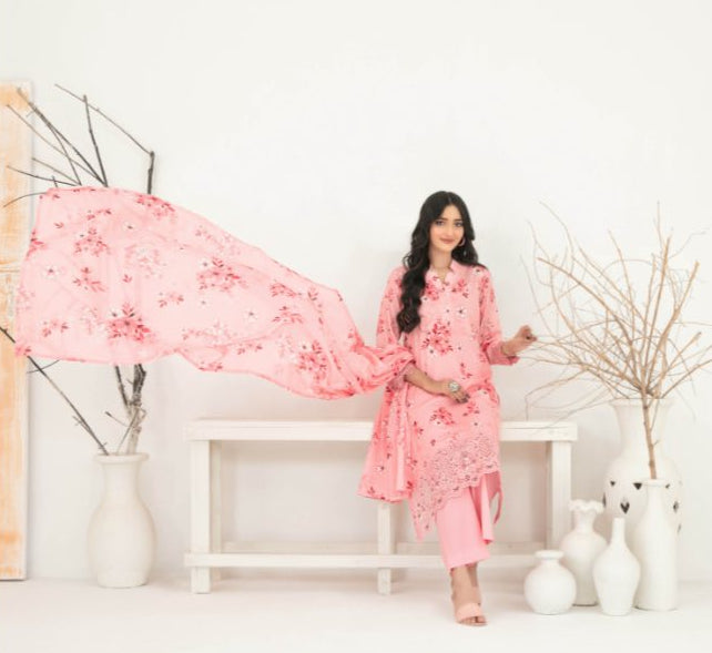 Alishma - Tawakkal - unstiched Daman embroidered digital suit for women