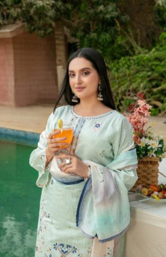 D - 2135 - Layali silk dupatta collection with perfume gift